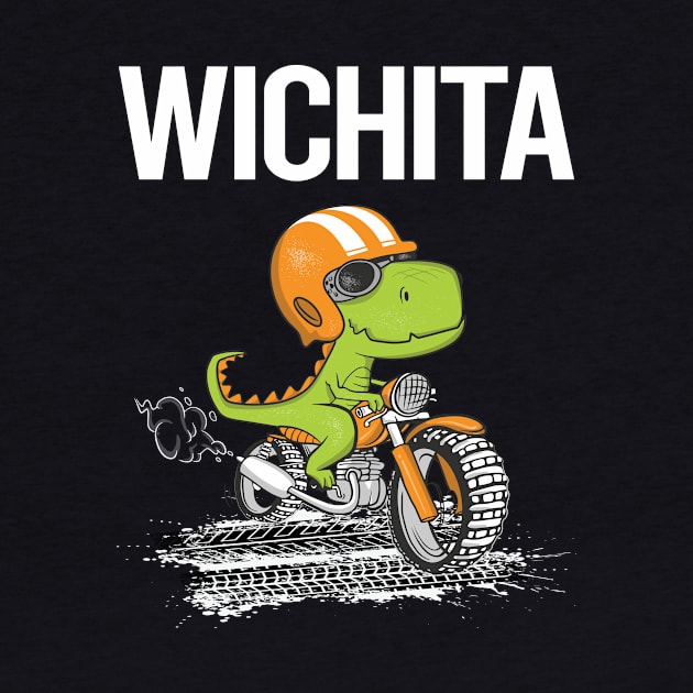 Biking Dinosaur Wichita by flaskoverhand